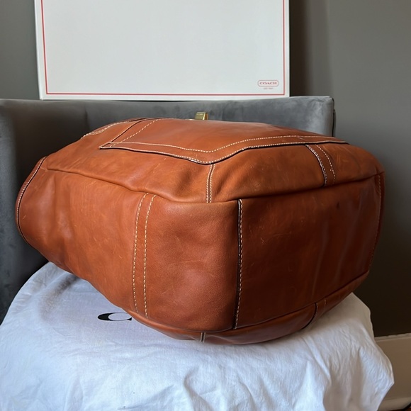 Coach Maude Natural XXL Ergo Tote Overnight Carryall & French Frame Wallet - Picture 11 of 16